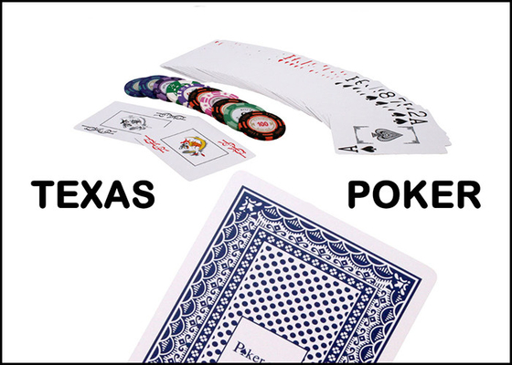 Trung Quốc Thẻ chơi màu đỏ / xanh được đánh dấu bằng nhựa, Thẻ Cheat Poker cho Câu lạc bộ Poker nhà cung cấp