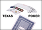 Thẻ chơi màu đỏ / xanh được đánh dấu bằng nhựa, Thẻ Cheat Poker cho Câu lạc bộ Poker nhà cung cấp