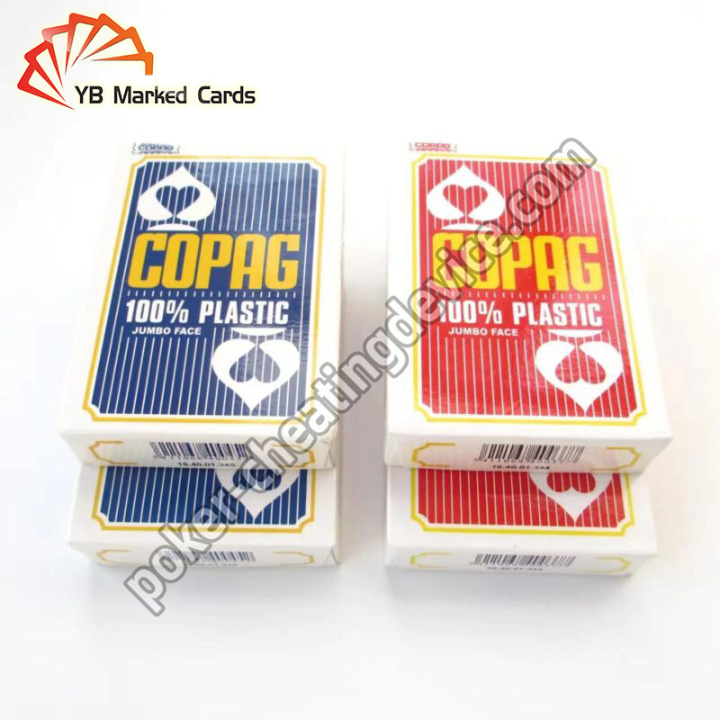 Nhựa Copag Jumbo Index thẻ đánh dấu cho kính áp tròng không nhìn thấy
