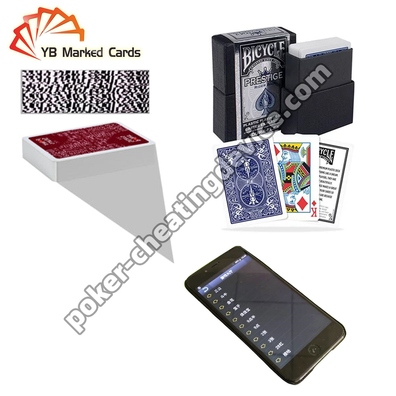 Xe đạp Juice Prestige mã vạch đánh dấu thẻ Decks cho Poker Cheat máy tính
