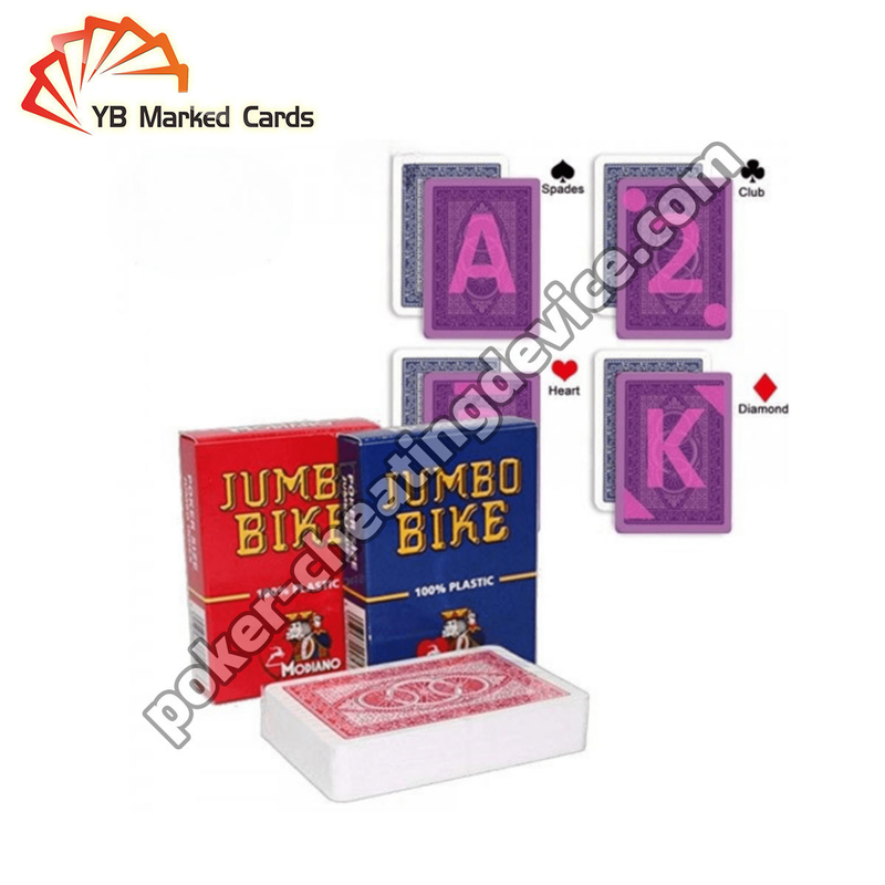 Modiano Juice Jumbo Bike Thẻ chơi được đánh dấu để chơi Thẻ Kính
