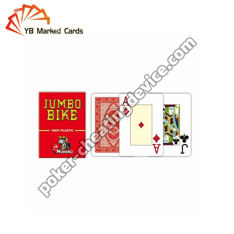 Modiano Juice Jumbo Bike Thẻ chơi được đánh dấu để chơi Thẻ Kính