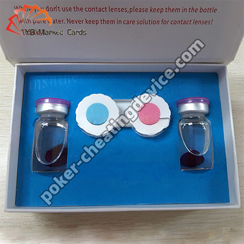 UV Invisible Ink Contact Lenses để nhìn thấy thẻ đánh dấu trong thẻ gian lận