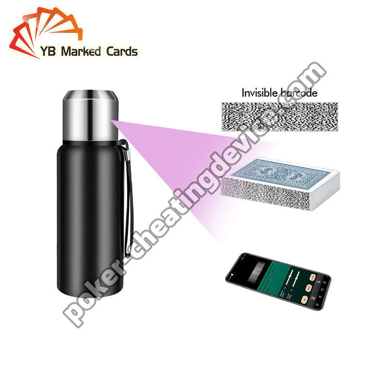 Máy quét chai nước tàng hình cho máy phân tích poker và barcode đánh dấu sàn
