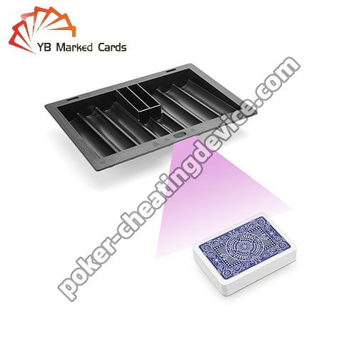 8 hàng Poker Black Chip Tray Camera để đọc thẻ đánh dấu cho Poker lừa đảo