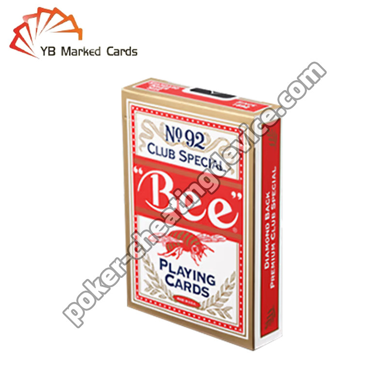 Bee Poker Texas Hold'Em Mã vạch đánh dấu Thẻ chơi Thẻ rộng Bảng đen