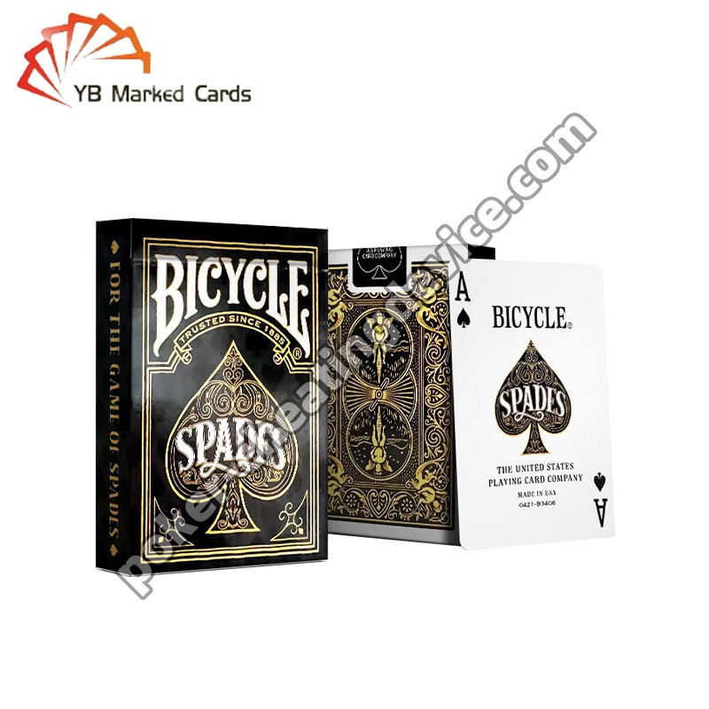 Xe đạp được đánh dấu Thẻ Deck giải trí cổ điển Xẻm cho kính tiếp xúc mực hồng ngoại