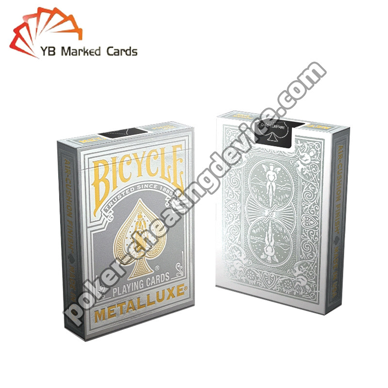 Xe đạp đánh dấu thẻ Poker Golded Series Fantasy bạc để gian lận kính áp tròng