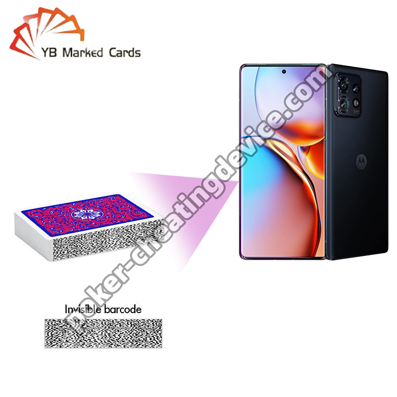 CVK 400 Motorola Edge+ Phone Poker Analyzer cho thẻ chơi mã vạch đánh dấu