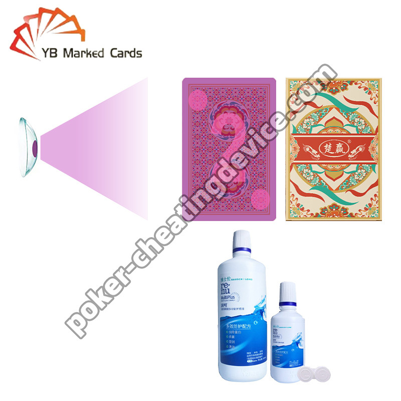 Kính tiếp xúc hồng ngoại để phát hiện các bộ bài đánh dấu