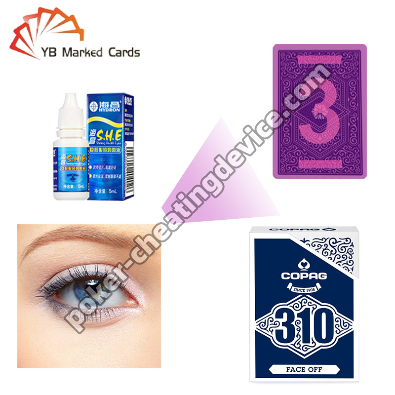 Kính tiếp xúc hồng ngoại cho thẻ được đánh dấu bằng mực vô hình phát hiện mực vô hình trong poker