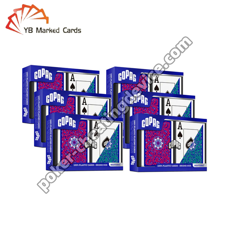 Bộ bài Copag Neoteric Marked Barcode Jumbo Index Xanh lá / Đỏ Bộ đôi