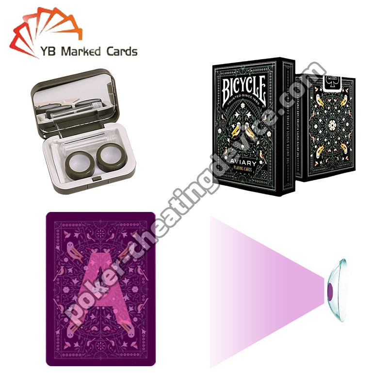 Kính tiếp xúc tia X cho các bộ bài poker được đánh dấu