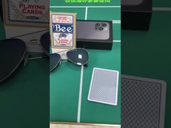 Thẻ được đánh dấu nhựa Kính kính áp tròng vàng ánh sáng kính râm lừa đảo