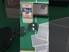 Copag 1546 100% nhựa chuyên nghiệp Infrared Cheat Cards Blue / Red Deck Set