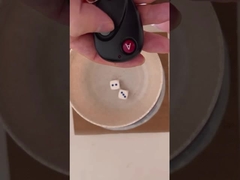 Điện tử 10mm / 12mm D6 Dice nhựa A điều khiển từ xa Điện tử gian lận Dice