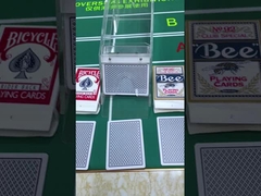 PVC Invisible Ink Thẻ chơi 0.30mm dày Tally Ho Thẻ chơi Poker vàng