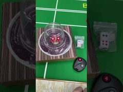 Black Dice Cheating Device Automatic Electronic Plastic Dice Cup Cho trò chơi xúc xắc