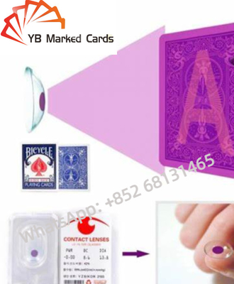 Ống kính tiếp xúc mực vô hình UV chính xác 6mm Thẻ được đánh dấu 4mm