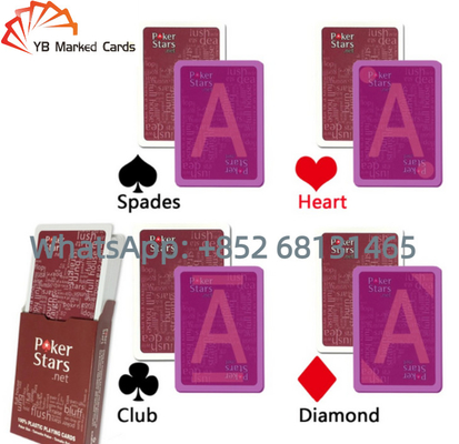 Poker Cheating Kính áp tròng Thẻ được đánh dấu vô hình Ống kính phối cảnh Poker