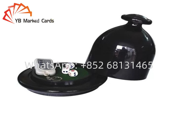Sòng bạc bằng nhựa Cốc xúc xắc xúc xắc đen Vòm con lăn xúc xắc có điều khiển từ xa