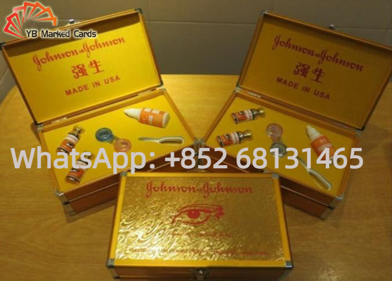 14.0mm Bảo vệ tia cực tím HEMA Magic Poker Cheating Contact Lenses