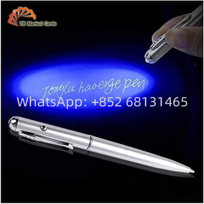 Poker màu hồng Invisible Ink Marker Glasses Thẻ chơi tia cực tím