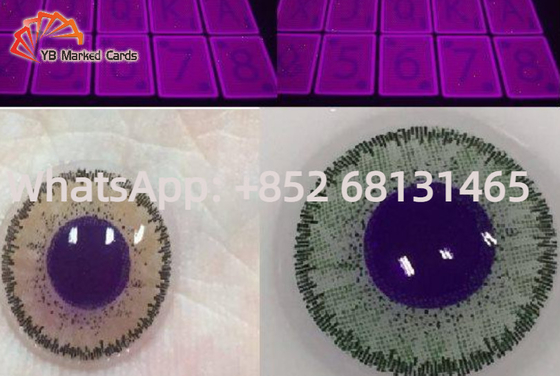 Chơi cờ bạc Ống kính 5mm Magic 8mm Kính áp tròng Chorg Chất liệu