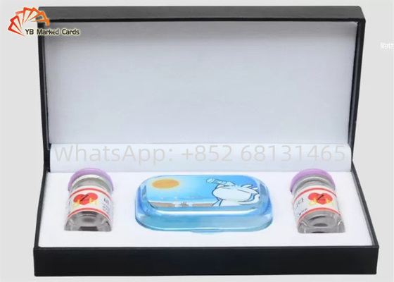 UV Spy Invisible Ink Contact Lens Kính áp tròng Polymacon Black Eye Kính áp tròng Poker