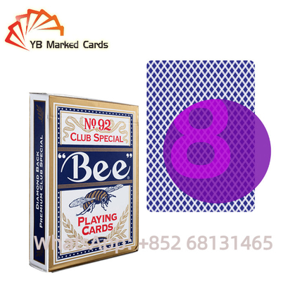UV Ink Bee Poker Thẻ chơi vô hình Bàn chải Giấy lọc Máy ảnh Đánh dấu