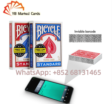 Poker Xe đạp nhựa Thẻ chơi bằng nhựa không thấm nước Trọng lượng 154g