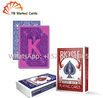 Thẻ chơi bằng mực vô hình PVC Thẻ chơi bằng mực dày 0,30mm Hồ chơi Thẻ đánh bài vàng Poker