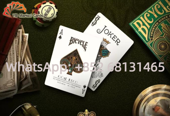 Poker Xe đạp Dê Deco Gian lận Chơi bài Màu xanh lá cây Mực đánh dấu vô hình