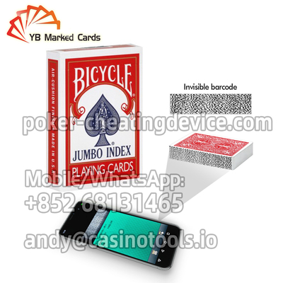 Người đi xe đạp bằng nhựa trở lại Bộ bài được đánh dấu bằng mã vạch cho các trò chơi bài xì phé