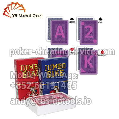 Chỉ số bài xì phé Modiano bằng nhựa được đánh dấu cho các trò chơi sòng bạc