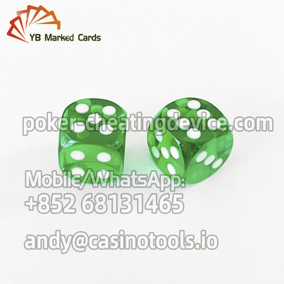 Magic Professional 6 mặt xúc xắc nhựa 16mm cho thiết bị gian lận poker