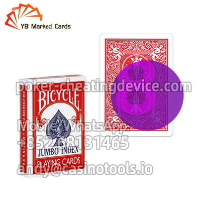Xe đạp Jumbo Index Thẻ chơi được đánh dấu hồng ngoại Dành cho các thiết bị gian lận thẻ được đánh dấu