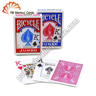Thẻ xe đạp Cảm biến hồng ngoại Jumbo Thẻ chơi Spot UV