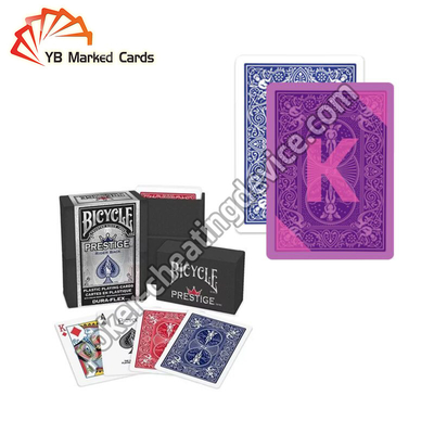 100% nhựa xe đạp danh dự đánh dấu thẻ chơi cho kính áp tròng hồng ngoại
