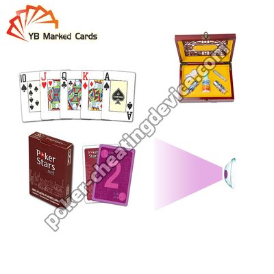Copag Pokerstars Thẻ được đánh dấu bằng mực vô hình cho kính áp tròng hồng ngoại