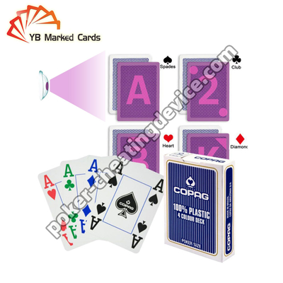 Copag 4 Màu sắc Invisible Ink đánh dấu thẻ của kính áp tròng hồng ngoại