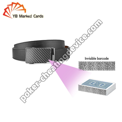 Chiếc dây đai da đánh lừa máy quét cho mã vạch đánh dấu sàn với máy phân tích poker