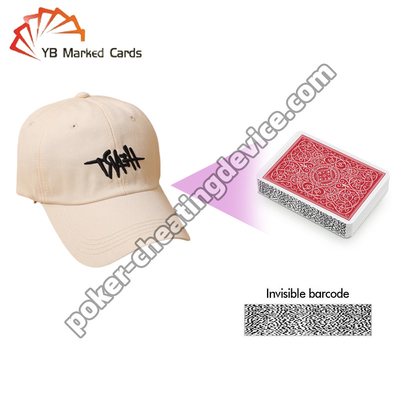 Hat Wireless Camera Scanner Thiết bị lừa đảo poker bí mật để quét thẻ mã vạch