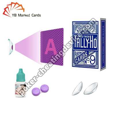 Thẻ được đánh dấu Ống kính tiếp xúc mực vô hình UV 4mm Đường kính đồng tử 12mm