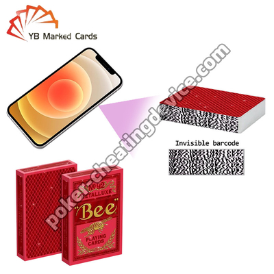 Bee Casino Mã vạch đánh dấu Thẻ chơi cho Máy phân tích Poker