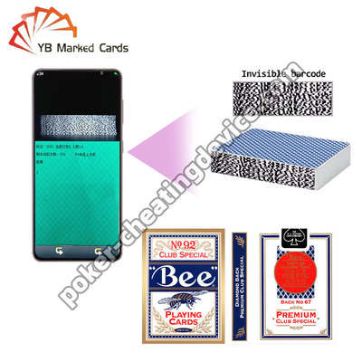 Bee Barcode đánh dấu Thẻ chơi giải trí Texas Hold'em Poker Thẻ