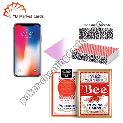 Bee Poker Giải trí chuyên nghiệp Mã vạch Thẻ Poker Cho iPhone Poker Analyzer