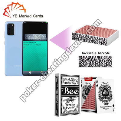 Thẻ chơi Ong tiên tiến Mã vạch trên thẻ Cầu nhựa hẹp Đỏ