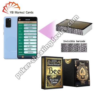 Mã vạch Ong Chơi Thẻ Đen Vàng Bấm cho Máy phân tích Thẻ Poker