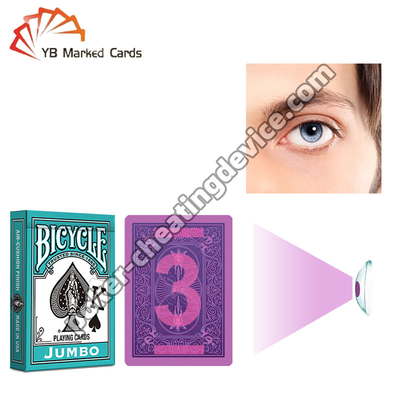Xe đạp được đánh dấu Deck Thẻ ký tự lớn Cyan Cho thẻ đánh dấu Kính tiếp xúc